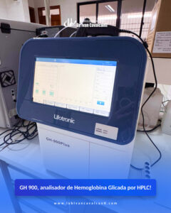 GH 900 analisador de Hemoglobina Glicada por HPLC